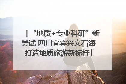 “地质+专业科研”新尝试 四川宜宾兴文石海打造地质旅游新标杆