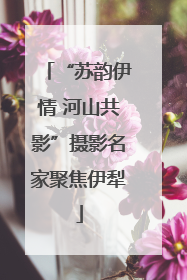 “苏韵伊情 河山共影”摄影名家聚焦伊犁