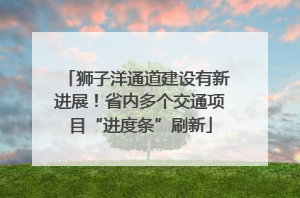 狮子洋通道建设有新进展！省内多个交通项目“进度条”刷新