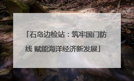 石岛边检站：筑牢国门防线 赋能海洋经济新发展