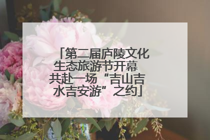 第二届庐陵文化生态旅游节开幕 共赴一场“吉山吉水吉安游”之约
