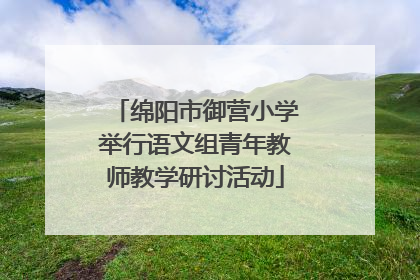 绵阳市御营小学举行语文组青年教师教学研讨活动