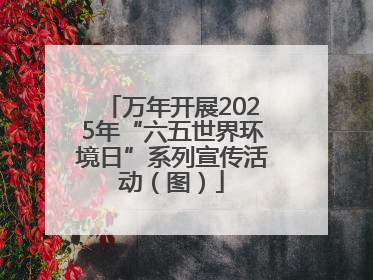 万年开展2025年“六五世界环境日”系列宣传活动（图）