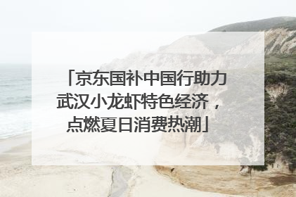 京东国补中国行助力武汉小龙虾特色经济，点燃夏日消费热潮
