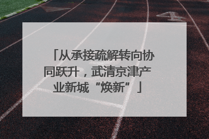 从承接疏解转向协同跃升，武清京津产业新城“焕新”