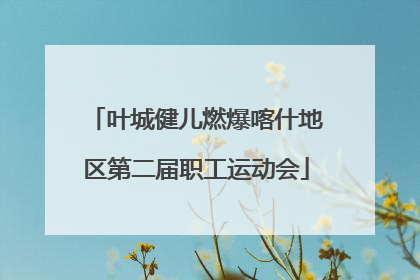 叶城健儿燃爆喀什地区第二届职工运动会