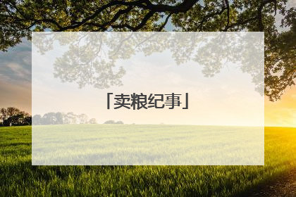 卖粮纪事