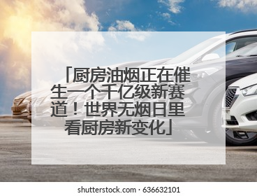 厨房油烟正在催生一个千亿级新赛道！世界无烟日里看厨房新变化