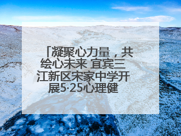 凝聚心力量，共绘心未来 宜宾三江新区宋家中学开展5·25心理健康月活动