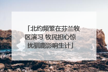 北约频繁在芬兰牧区演习 牧民担心惊扰驯鹿影响生计