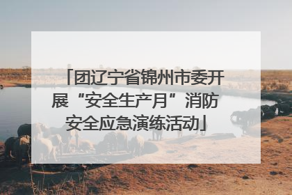 团辽宁省锦州市委开展“安全生产月”消防安全应急演练活动