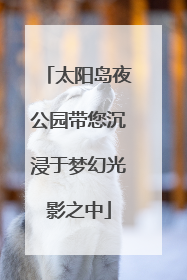 太阳岛夜公园带您沉浸于梦幻光影之中