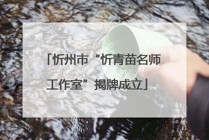 忻州市“忻青苗名师工作室”揭牌成立