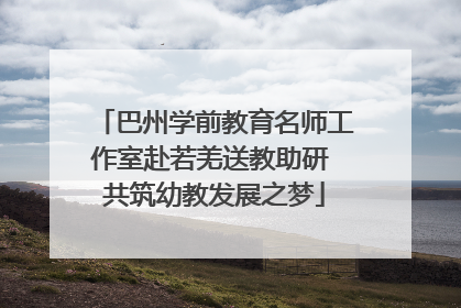 巴州学前教育名师工作室赴若羌送教助研 共筑幼教发展之梦