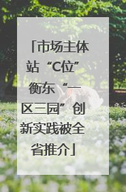 市场主体站“C位” 衡东“一区三园”创新实践被全省推介