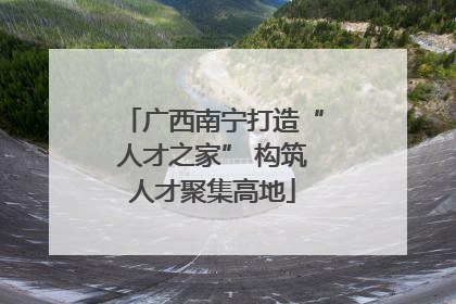 广西南宁打造“人才之家” 构筑人才聚集高地
