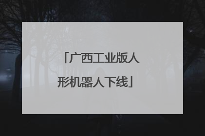 广西工业版人形机器人下线