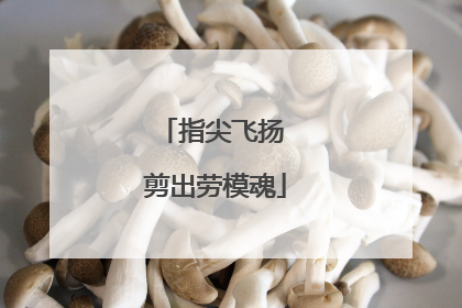 指尖飞扬 剪出劳模魂