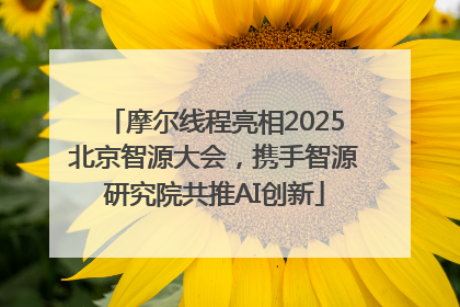 摩尔线程亮相2025北京智源大会，携手智源研究院共推AI创新