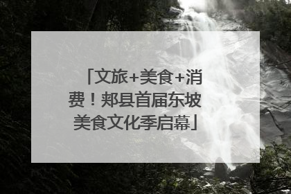 文旅+美食+消费！郏县首届东坡美食文化季启幕