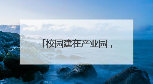 校园建在产业园，专业建在产业链