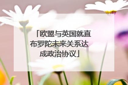 欧盟与英国就直布罗陀未来关系达成政治协议
