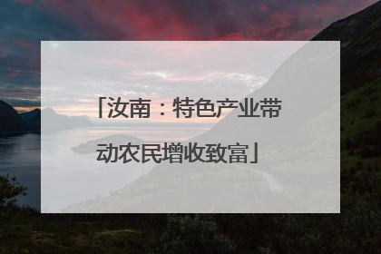 汝南：特色产业带动农民增收致富