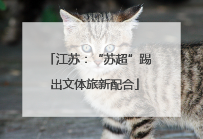 江苏：“苏超”踢出文体旅新配合