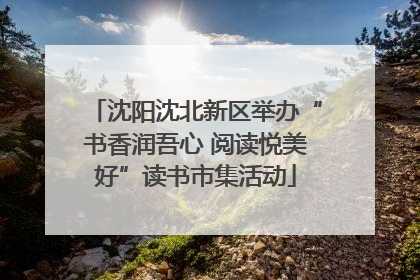 沈阳沈北新区举办“书香润吾心 阅读悦美好”读书市集活动