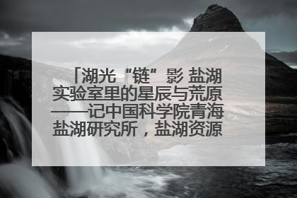 湖光“链”影 盐湖实验室里的星辰与荒原——记中国科学院青海盐湖研究所，盐湖资源化学实验室党总支书记、副主任刘忠