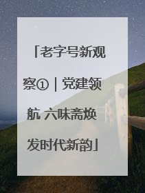 老字号新观察①｜党建领航 六味斋焕发时代新韵