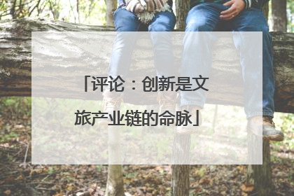 评论：创新是文旅产业链的命脉