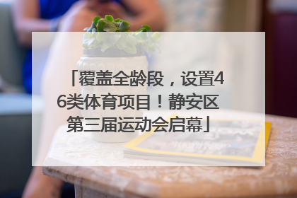 覆盖全龄段，设置46类体育项目！静安区第三届运动会启幕