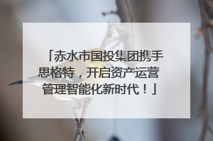 赤水市国投集团携手思格特，开启资产运营管理智能化新时代！