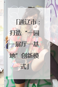 通辽市：打造“一园一展厅一基地”创新模式
