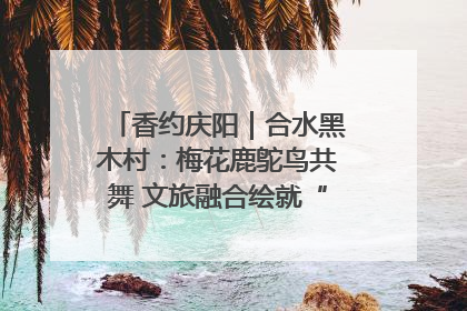 香约庆阳｜合水黑木村：梅花鹿鸵鸟共舞 文旅融合绘就“诗与远方”
