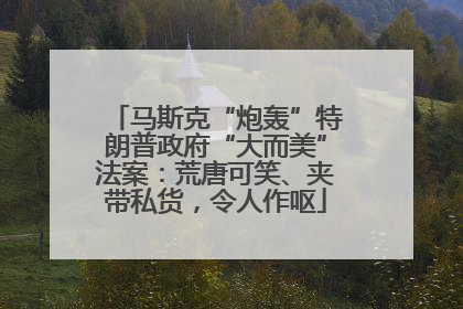 马斯克“炮轰”特朗普政府“大而美”法案：荒唐可笑、夹带私货，令人作呕