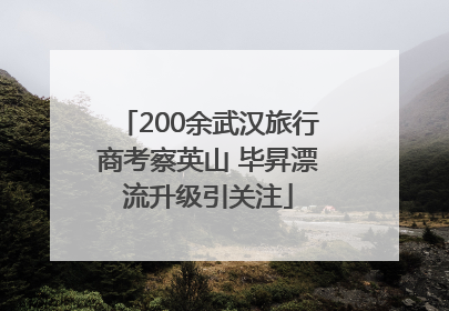 200余武汉旅行商考察英山 毕昇漂流升级引关注
