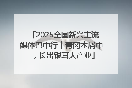 2025全国新兴主流媒体巴中行丨青冈木屑中，长出银耳大产业