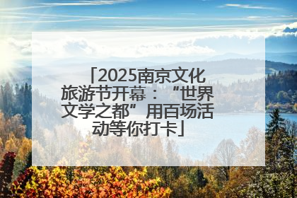 2025南京文化旅游节开幕：“世界文学之都”用百场活动等你打卡