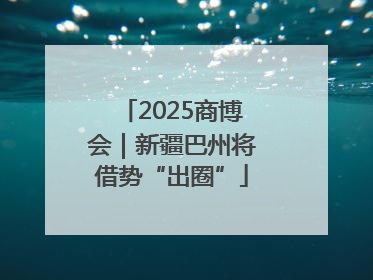 2025商博会｜新疆巴州将借势“出圈”