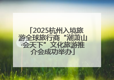 2025杭州入境旅游全球旅行商“潮萧山·会天下”文化旅游推介会成功举办