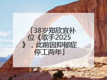 38岁郑欣宜补位《歌手2025》，此前因抑郁症停工两年