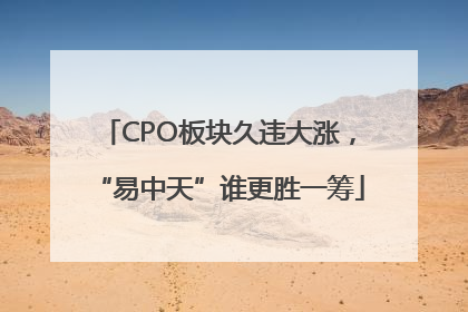 CPO板块久违大涨，“易中天”谁更胜一筹